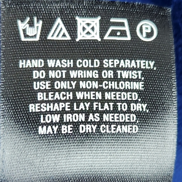 Leifsdottir Anthropologie Blue Peasant Boho Bohemian Long Sleeve Dress Size 4 - Picture 11 of 11